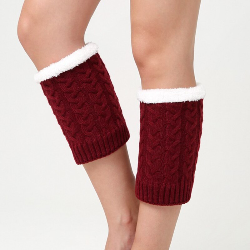 Automne Hiver Femmes Tricoté Jambière Botte Courte Poignets Botte Au Crochet Chaussettes Laine Tricoté Couvre-bottes Doux Couverture De Pied Chaussettes
