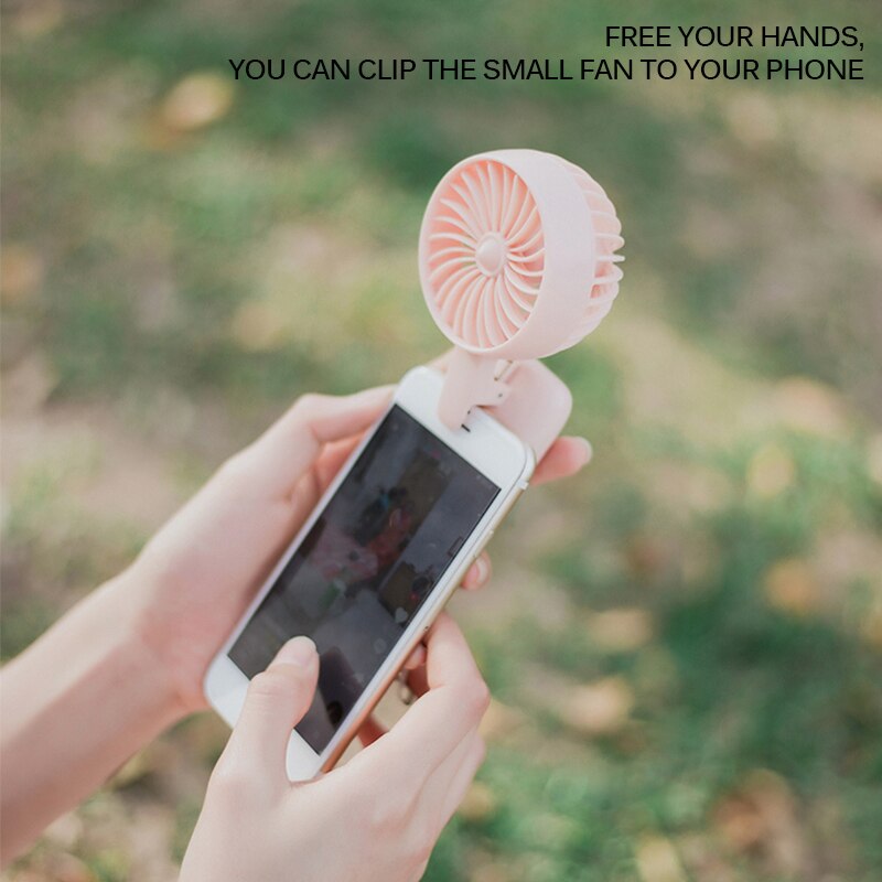 Oefen usb zak stille kleine ventilator draagbare handventilator luchtreiniging draagbare mini ventilator opladen usb ventilator met clip