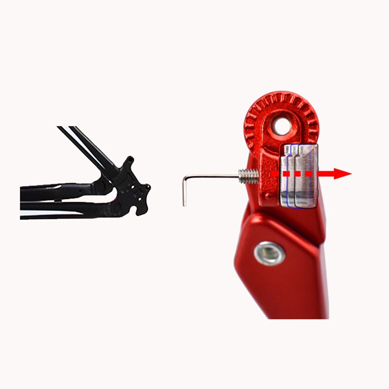 Adjustable Road Bicycle Aluminum Alloy Kickstand Parking Rack Bike Support Side Kick Stand Universal Easy Fitting Cycling Parts