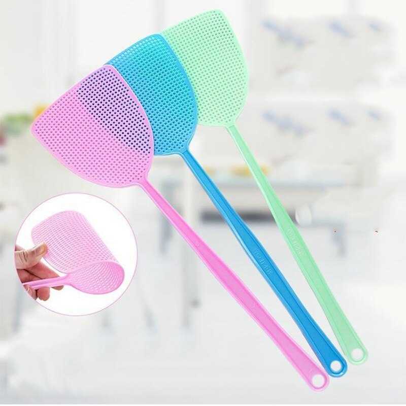 Vliegenmepper, sterke flexibele handmatige mepset ongediertebestrijding, diverse kleuren ( (5- pack) ( (5 kleuren)