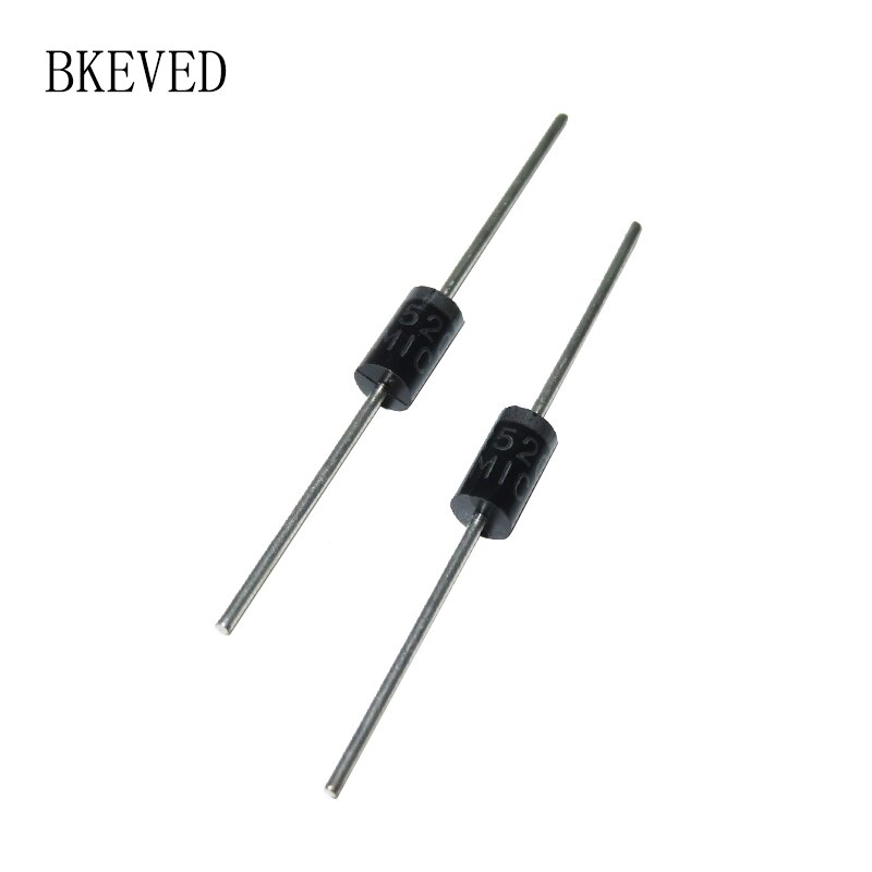 100PCS SB5200 SR5200 Schottky Barrier Rectifier Diode 5A 200V DO-201AD/DO-27