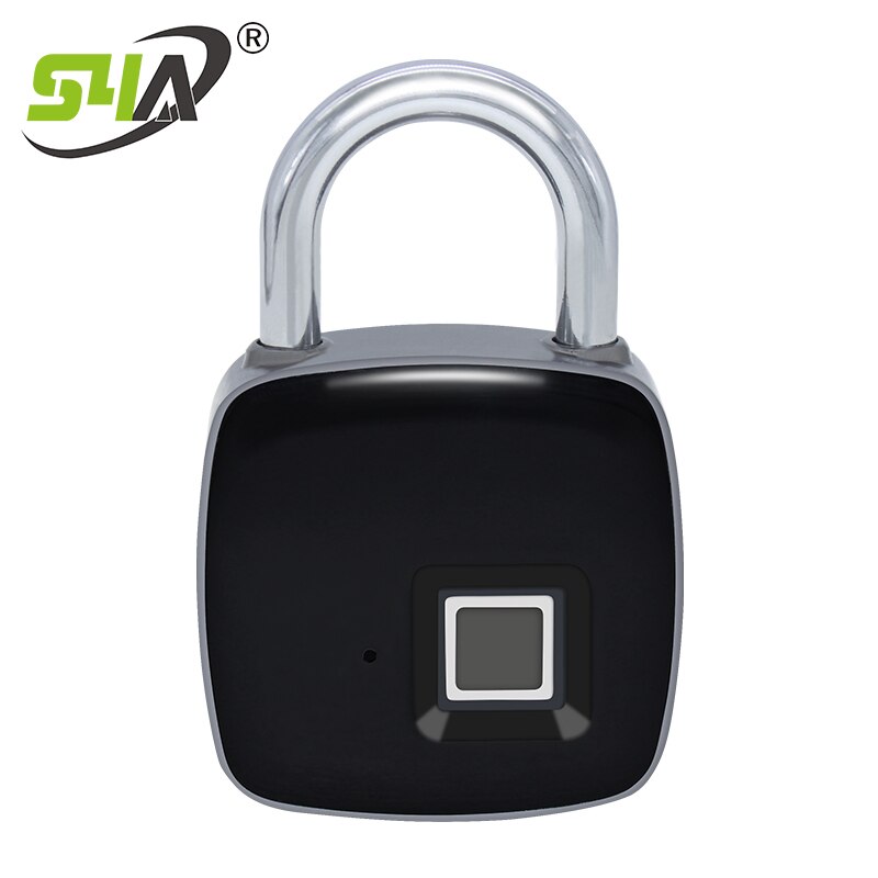 Waterproof USB Rechargeable Lock Anti-Theft Security Keyless Smart Fingerprint Lock Fingerprint Padlock for Door Luggage Case