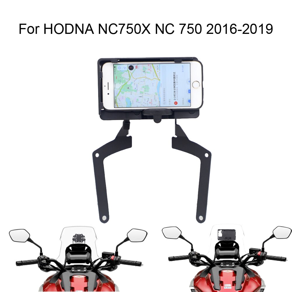 Windscren Bracket Mount Smartphone Gps Houder Navigatie Beugel Voor Hodna NC750X Nc 750 -