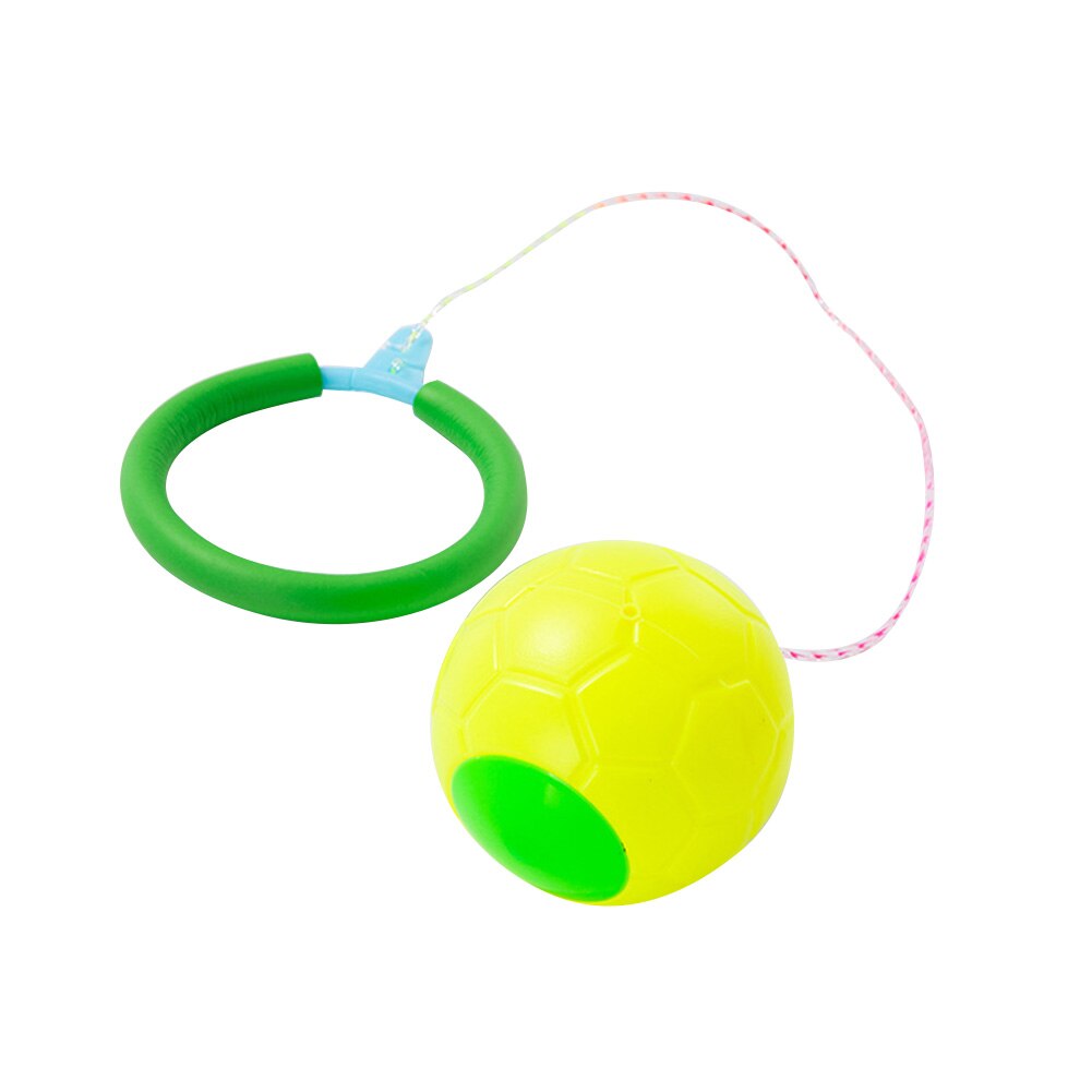For Kids Balance Training Kindergarten Fitness Equipment Bouncing Classical Outdoor Sports Exercise Ring Skip Ball One Foot: YELLOW