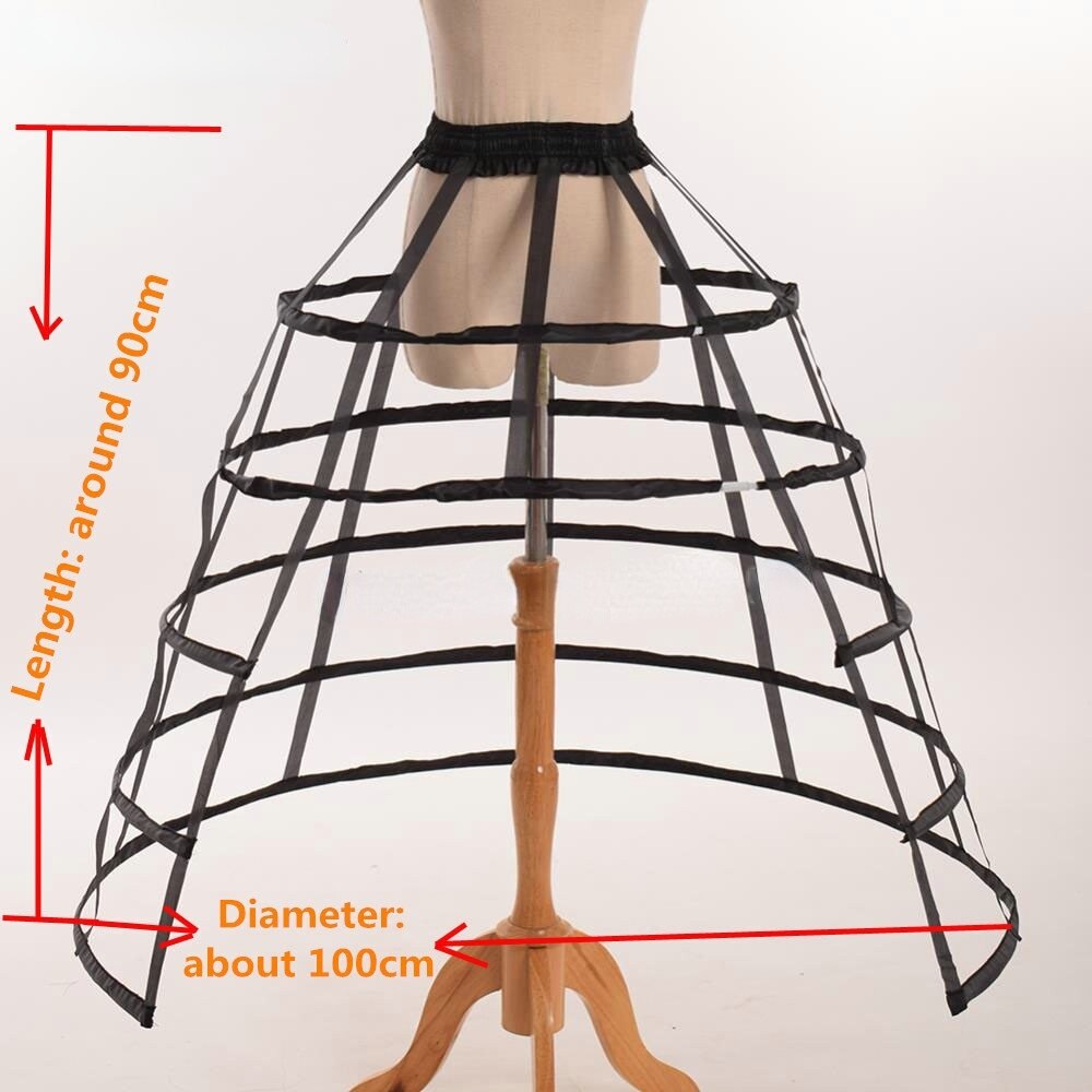Jupon ouvert devant 5 créoles, sous-jupe pour robe de bal, robes de mariée bouffantes, accessoires de mariage Crinoline