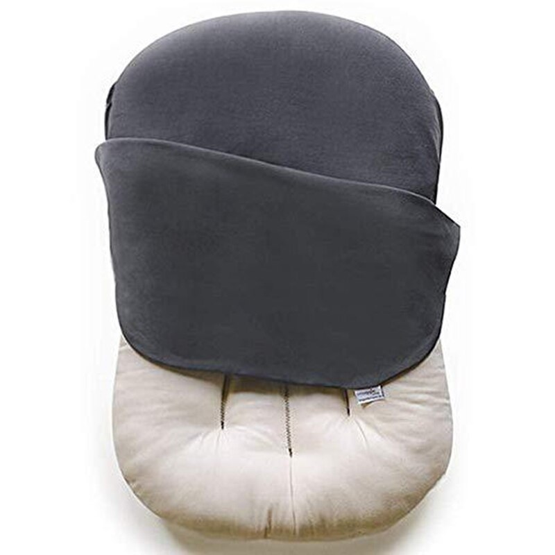 75 x 45cm bomulds babynest sengesæt bærbar tremmeseng baby liggestol vugge spædbarns vuggestue seng cuna nido bebe ninho bebe portatil: Grå / Krybbe-betræk