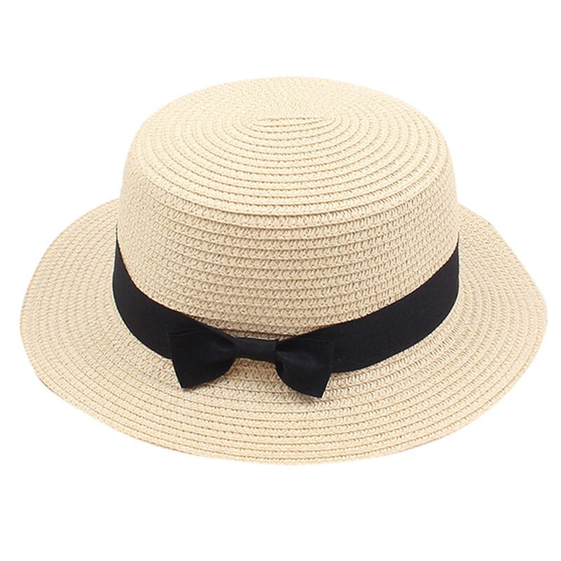 Chapeau d'été pour femmes, casquette unisexe à large bord en laine, ceinture en feutre, haut plat, Fedora, fête, église, Trilby,