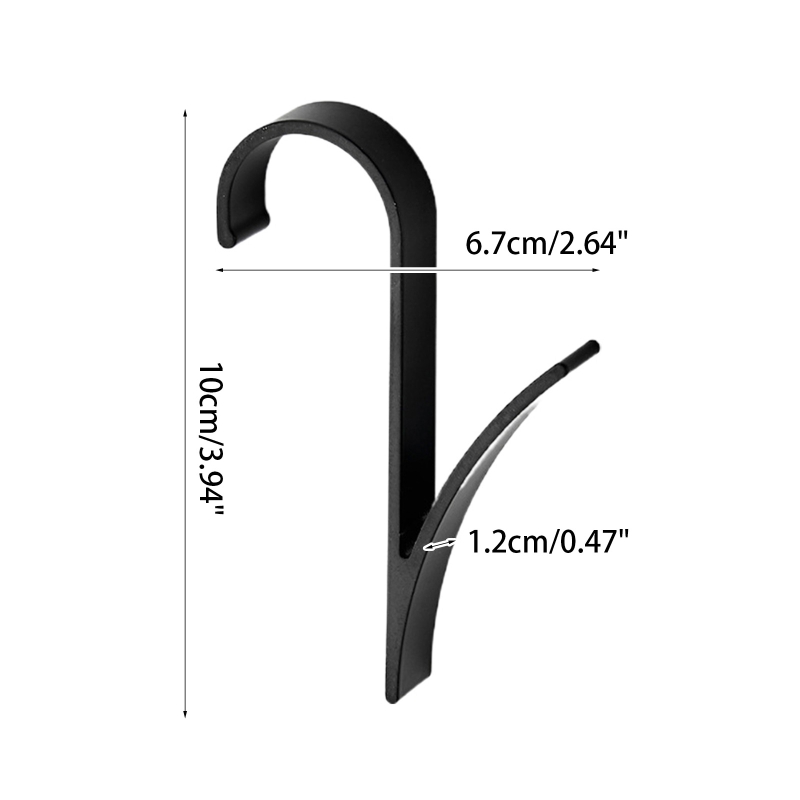 6 Pcs Ruimte Aluminium Douche Deur Haken Kast Haken Handdoek Hanger Sterke Kanteldeur Haken Voor Badkamer Keuken Nail-gratis