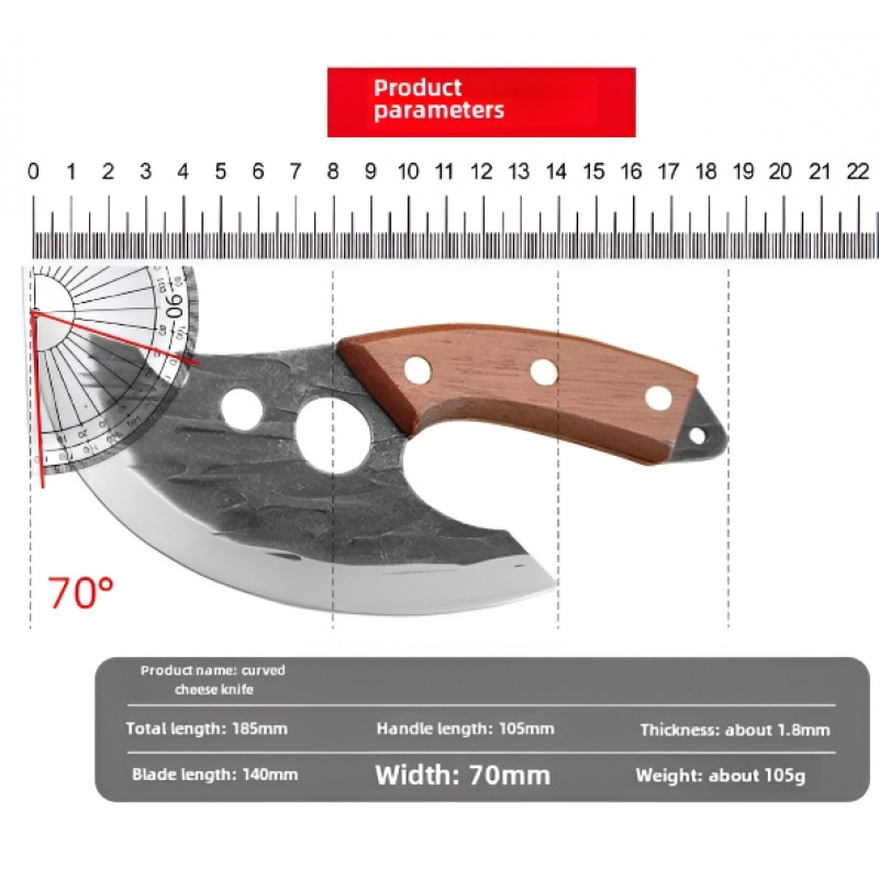Cuchillos de cocina pequeños para forjar, cuchillo para deshuesar, cuchillo de anillo, cuchillo de cocina, cuchillo machete pequeño para matar pescado, cuchillo para cortar