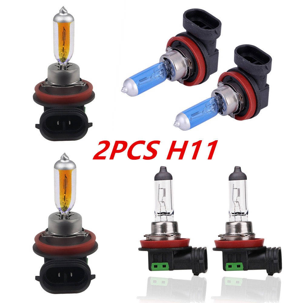 2PCS H11 12V 55W Auto Licht Super Helle Halogenlampen Auto Kopf Lampe Scheinwerfer Lampen Auto Halogen birne
