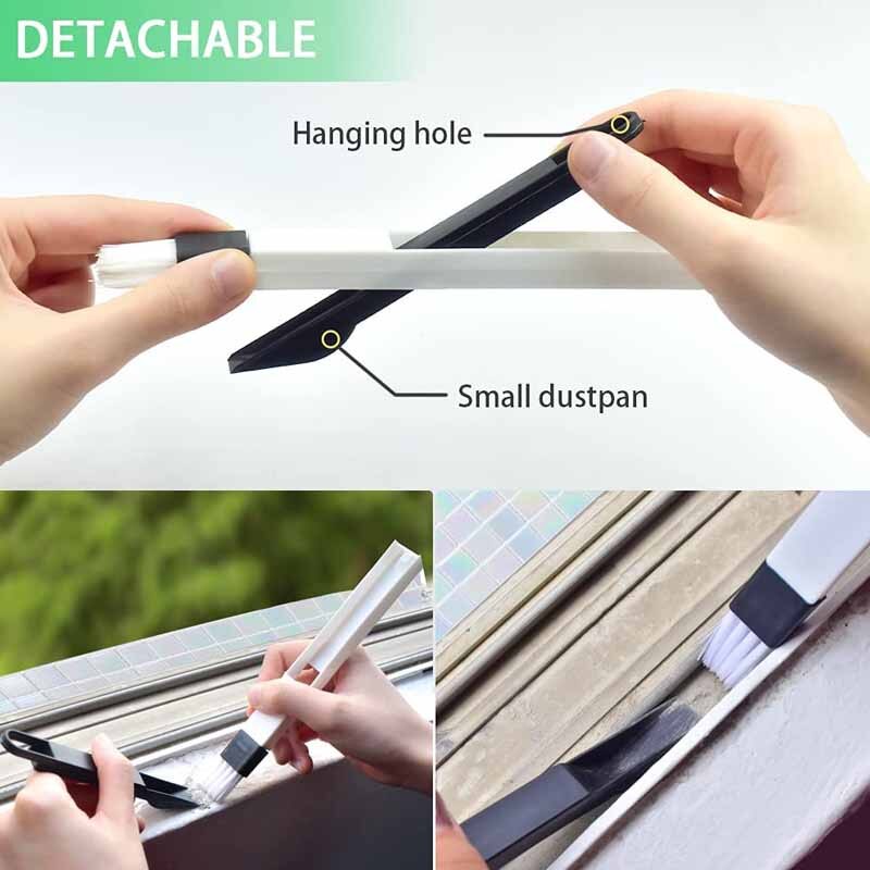 3 Colors Window Groove Cleaning Brush Swan Shape Scraper Brush Sill Crevice Cleaner Household Cleaning Brush Kitchen Clean Tools