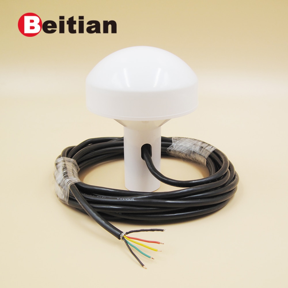 Beitian, 12V RS232 Nmea Protocol Gps Chipset Boot Marine Gps Ontvanger Met 4800 Baudrate, paddestoel Behuizing, BS-275S