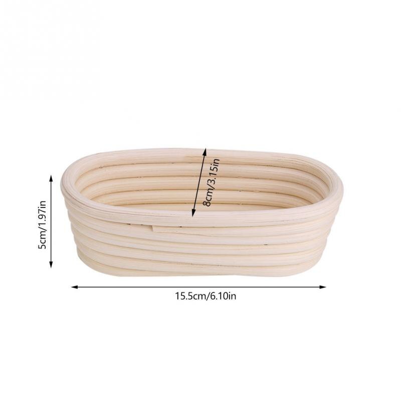 Bread Fermentation Rattan Basket 4 Sizes Pastry Proving Basket Banneton Brotform Rattan Proofing Food Container Storage