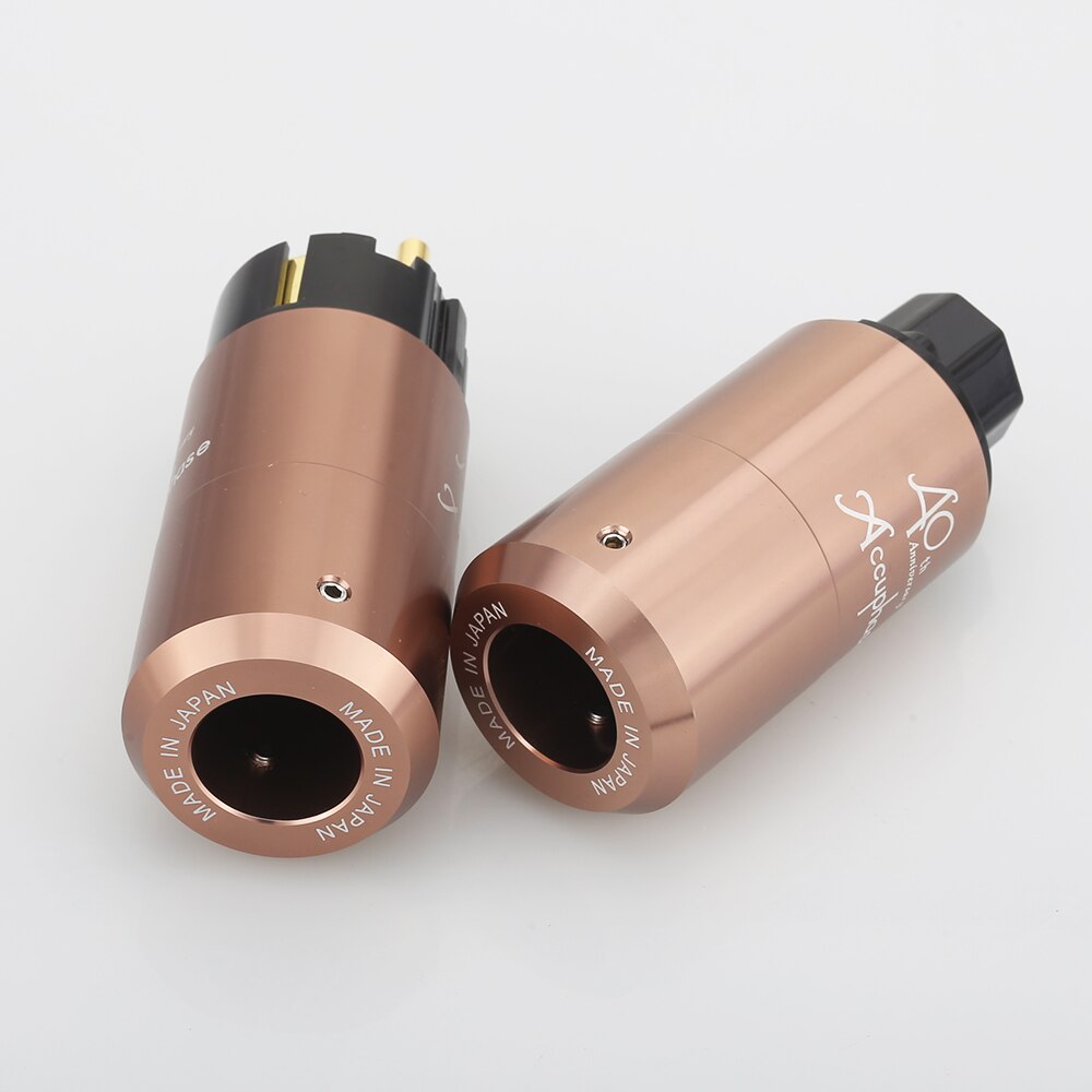 5Paare Accuphase 40th EU Schuko Energie stecker IEC Stecker Verstärker CD DVD Spieler AC Energie Kabel Energie kabel stecker DIY Netz