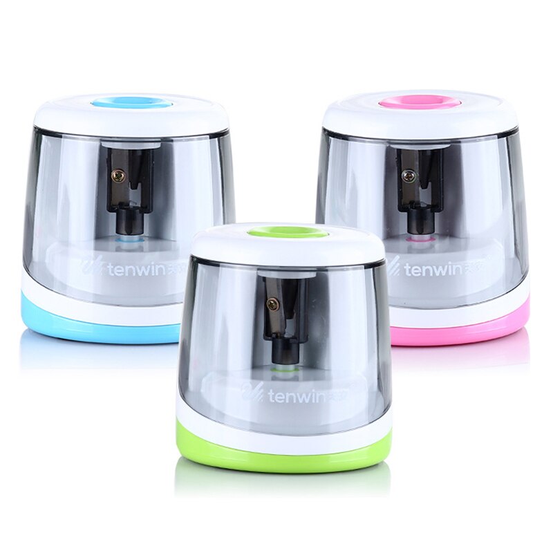 Tenwin Automatic Electric Pencil Sharpener Electronic Pencil Sharpeners For Sketch Painting Kids Stationery School Supplies
