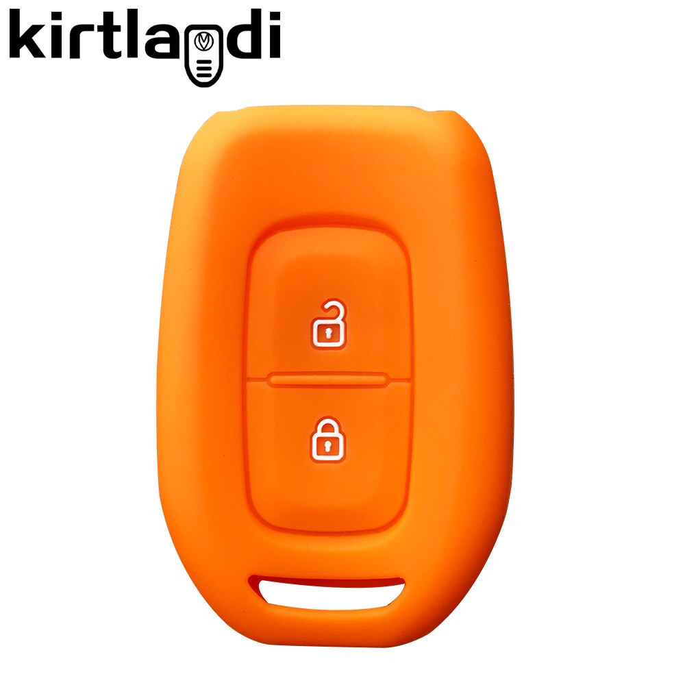 Silicone Car Key Cover Case Holder for Renault Dacia Dokker Duster Logan Laguna Scenic Master Megane 2 Button Remote Key Cover