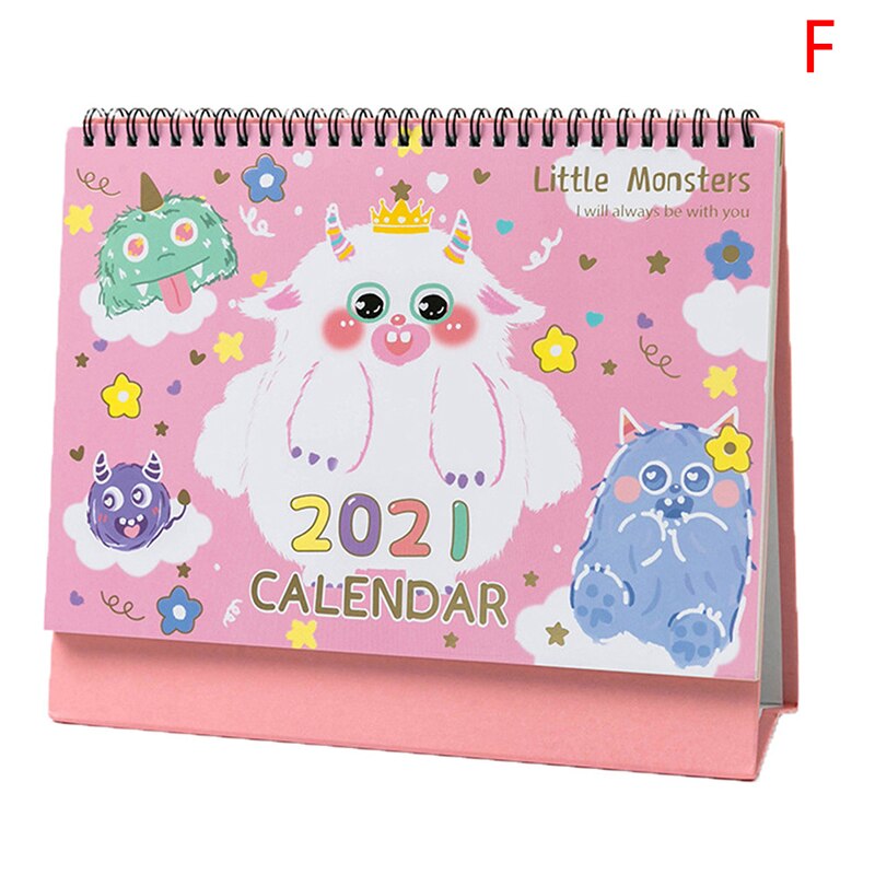 Cartoon Desk Calendar Table Calendar Timetable Planner .08.12: F