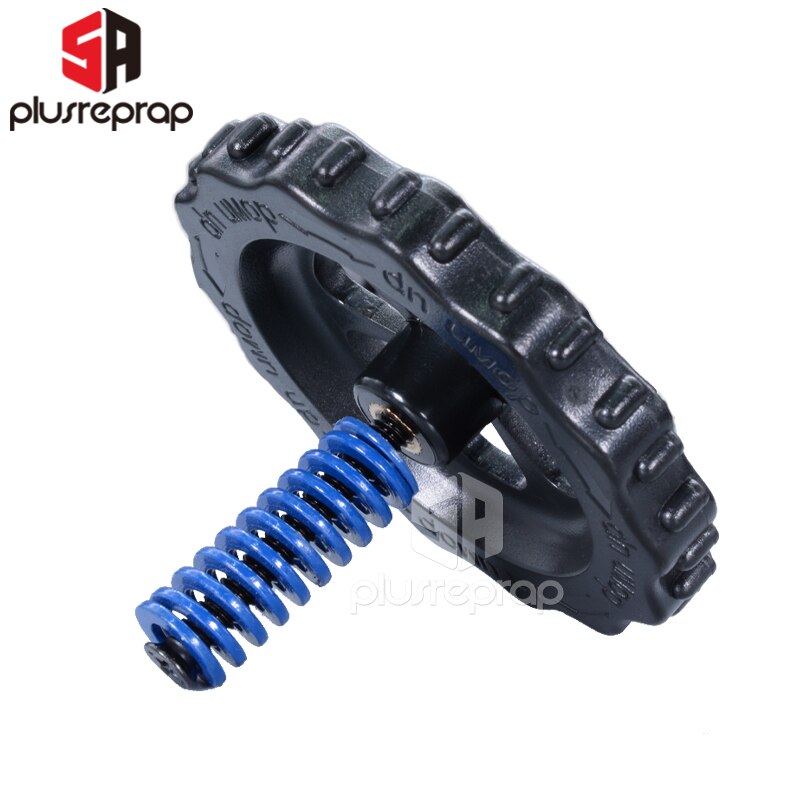 4Pcs Verwarmd Bed Lente Nivellering Kit Aanpassing Moer + Veren + Schroef Heatbed Aanpassen Kit Voor 3D Printer Onderdelen CR-10 Ender 3 MK3: Blue Spring