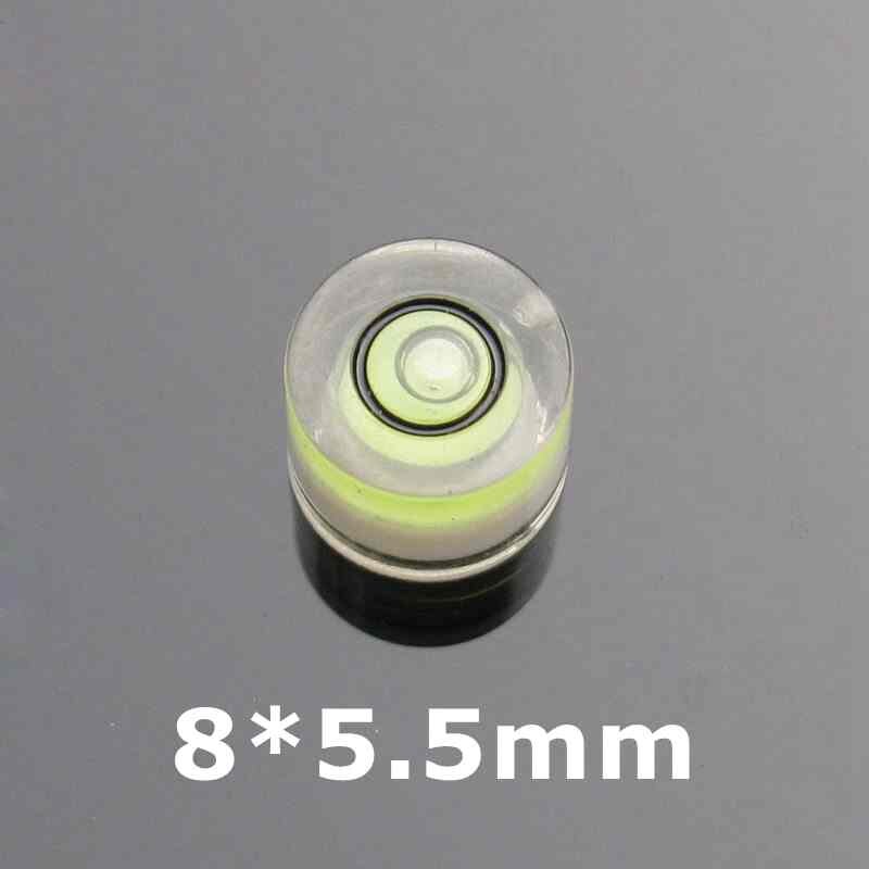 (100 Pieces/Lot) Spirit level vial Round bubble level mini spirit level Bubble Bullseye Level measurement instrument: 08055