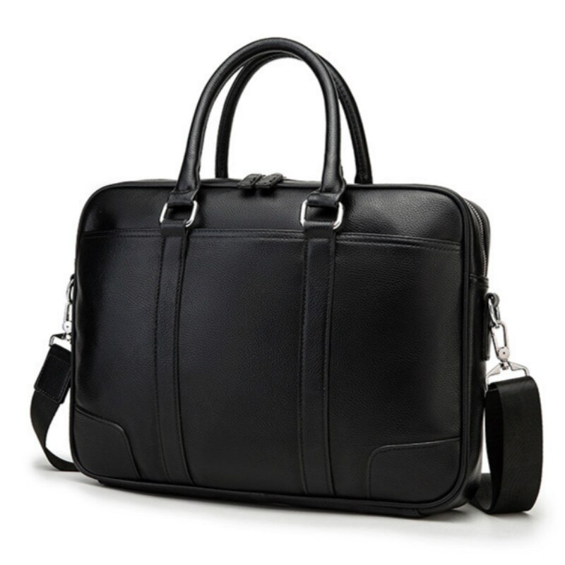 Merk heren aktetas leren handtas kantoortassen voor heren zakelijke schoudertassen crossbody 14 inch laptoptas