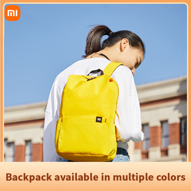 Xiaomi colorful small backpack men's and women's shoulder bag outdoor waterproof ultra-lightweight student portable sports bag