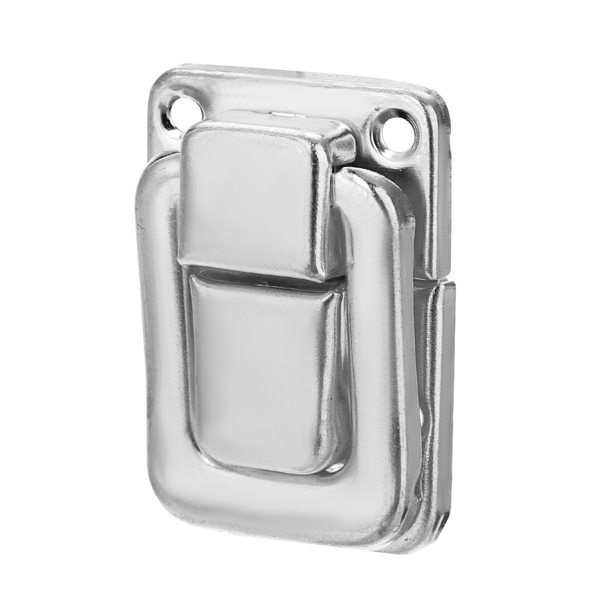 4pcs Gold/Silver Fastener Toggle Lock Latch Catch for Suitcase Case Boxes Chests Trunk Door Hasps Locks Hardware Tool: Silver