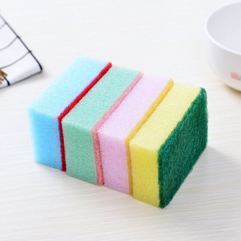 1 pçs colorido casa máquina de lavar louça esponjas limpeza universal nano esponja escova conjunto ferramentas limpeza da cozinha lavar almofadas