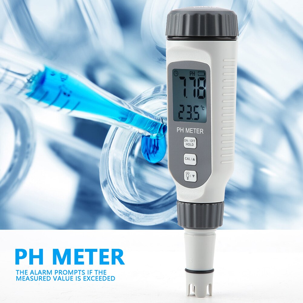 LCD display 0.00-14.00ph PH Meter Portable Water Tester Acidimeter PH818 intellectual precise measurement apparatus