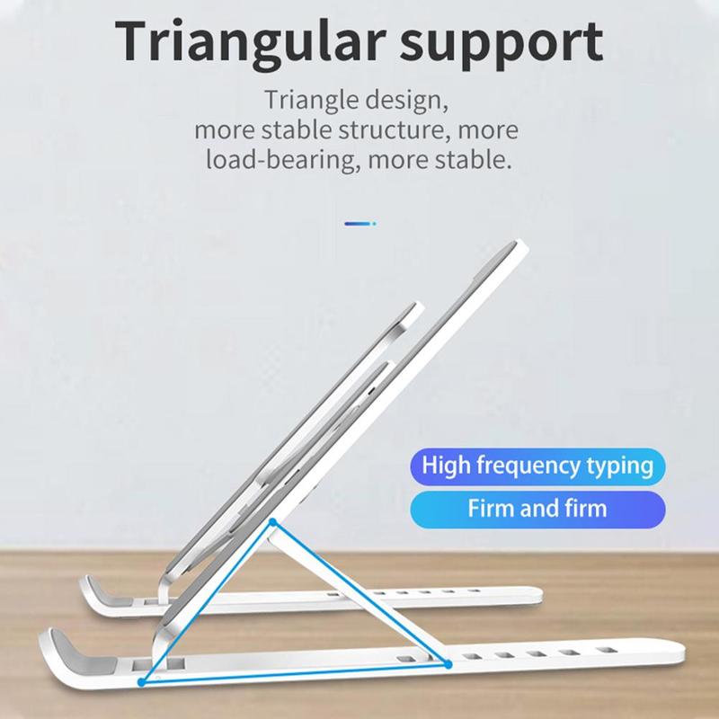Portable Laptop Stand Foldable Support Base Notebook Air Computer Bracket For Macbook HP Stand Holder Cooling Riser Lapdesk P5K1