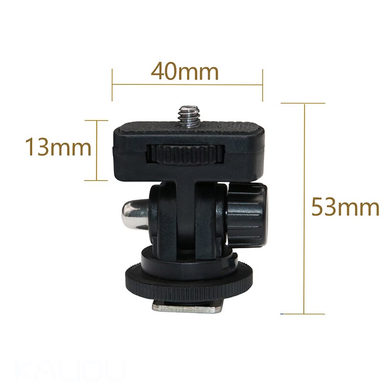 Camera Shoe Mount Converteren Naar UNC1 \ 4 "Adapter Dslr Monitor Shoe Beugels Slr Flitslicht Connector fotografie Accessoire