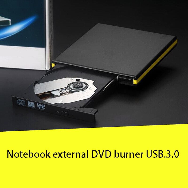 USB3.0 CD DVD Burner, Portable CD / DVD External Player, Mobile Optical Drive, for Laptop / Desktop