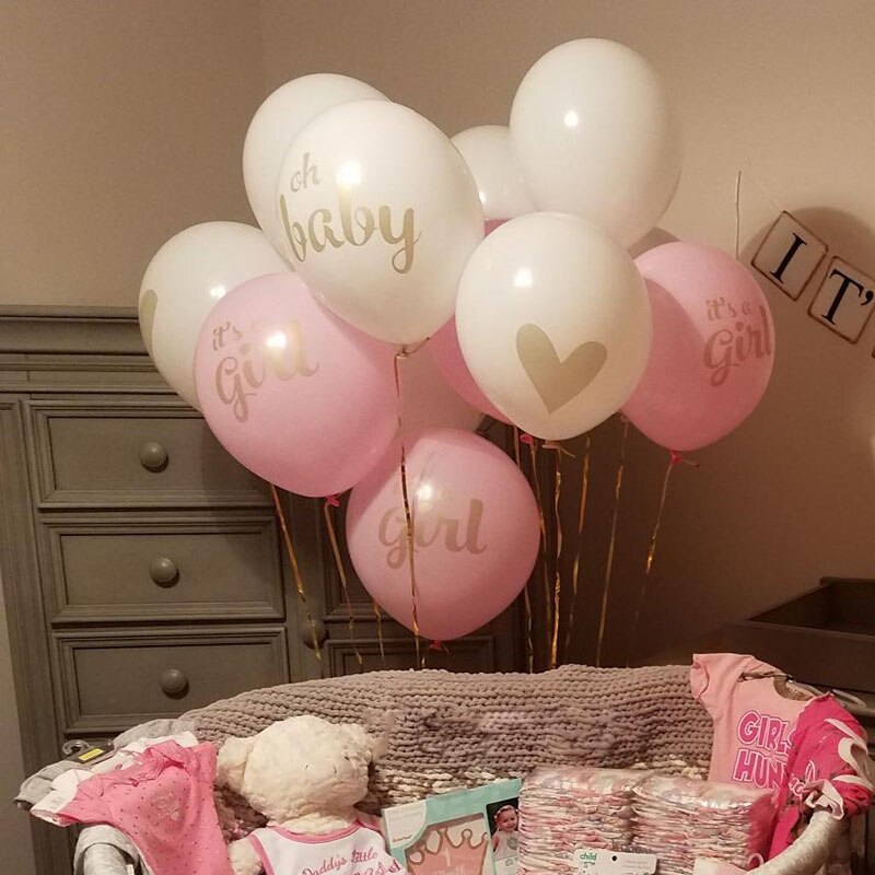 Gender Reveal Decor Pink Paper Banner Decorations Its a Girl Boy Balloons Party Supplies Baby Shower Gender Reveal Oh Baby