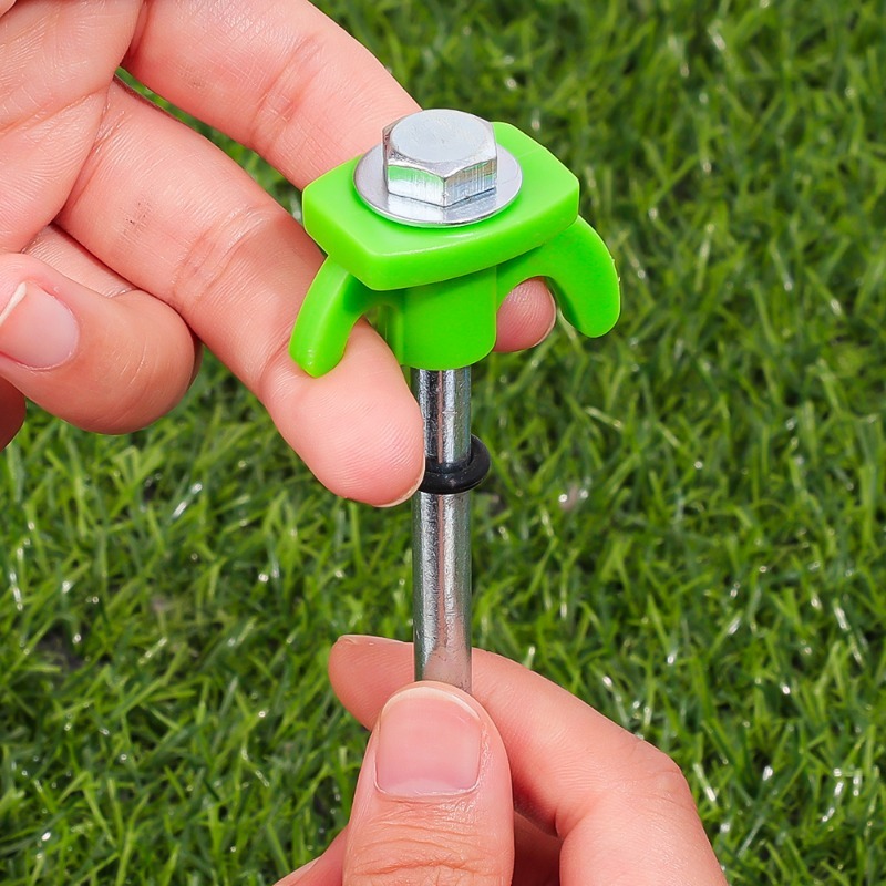 10/2 Stuks Metalen Tent Spikes Camping Haringen Boor In Grond Ankers Zware Spiraal Schroef Met Hex Socket Stakes camping Stakes