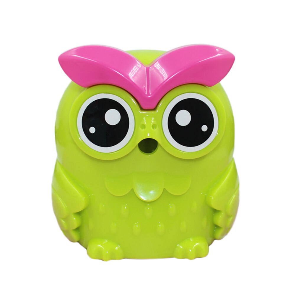 Owl-shaped Manual Pencil Sharpener Cartoon Kids Pencil Sharpener (Random Color): Default Title