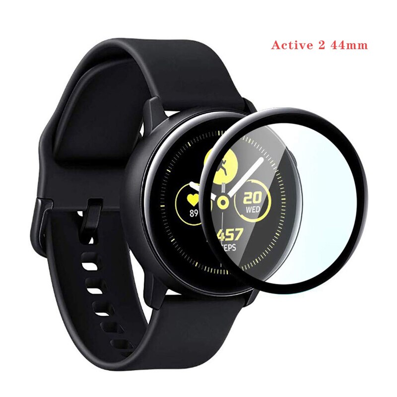Herdet glass for huawei watch  gt2/2e 46mm/42mm polymer full beskyttelsesfilm huawei watch  gt 2 42/46 mm skjermbeskytter: 6 / 2 stk