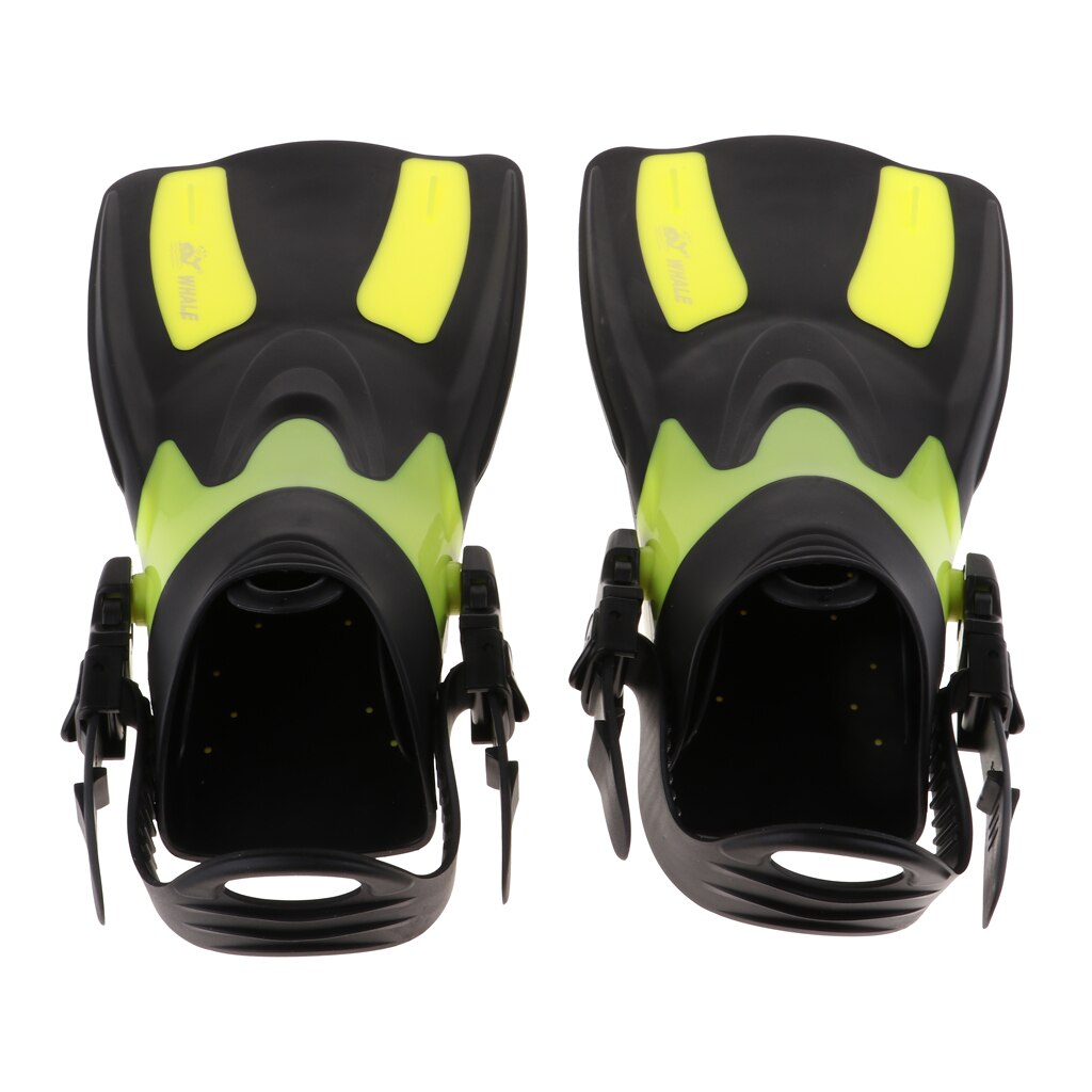 Open-Heel Foot Flippers Well-Balanced Diving Fins Flippers for Travelling Scuba Dive Swimming Practice Training