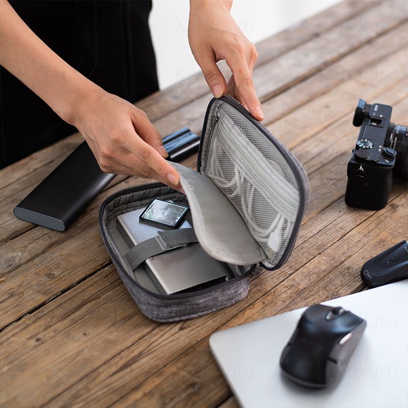 Kabel digitale Aufbewahrung tasche wasserdichte Aufbewahrung tasche für kabel gebundene Kopfhörer USB-Kabel Handys Ladegerät digitale Zubehör tasche
