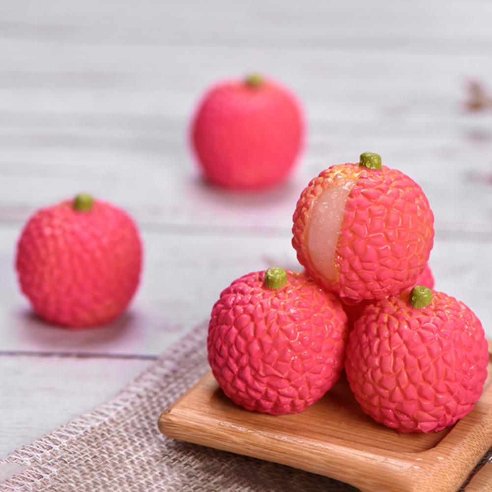 Simulaatio hedelmät mini vesimeloni mansikka mango maisema koristeet työpöydän sisustus kodin sisustus koristeet tarvikkeet