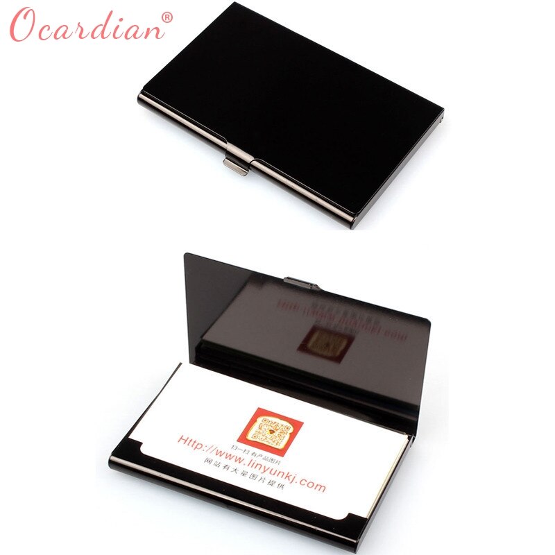 Ocardian Preferentiële Creatieve Aluminium Business Card Wallet Holder Metal Box Cover Credit