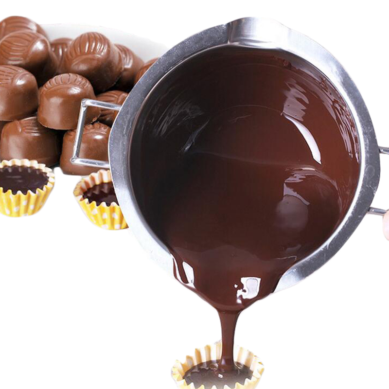 Rvs Chocolade Melt Kom Fondant Kauwgom Plakken Hulpmiddel Boter Verwarming Ketel Voor Bakken Keuken Accessoires