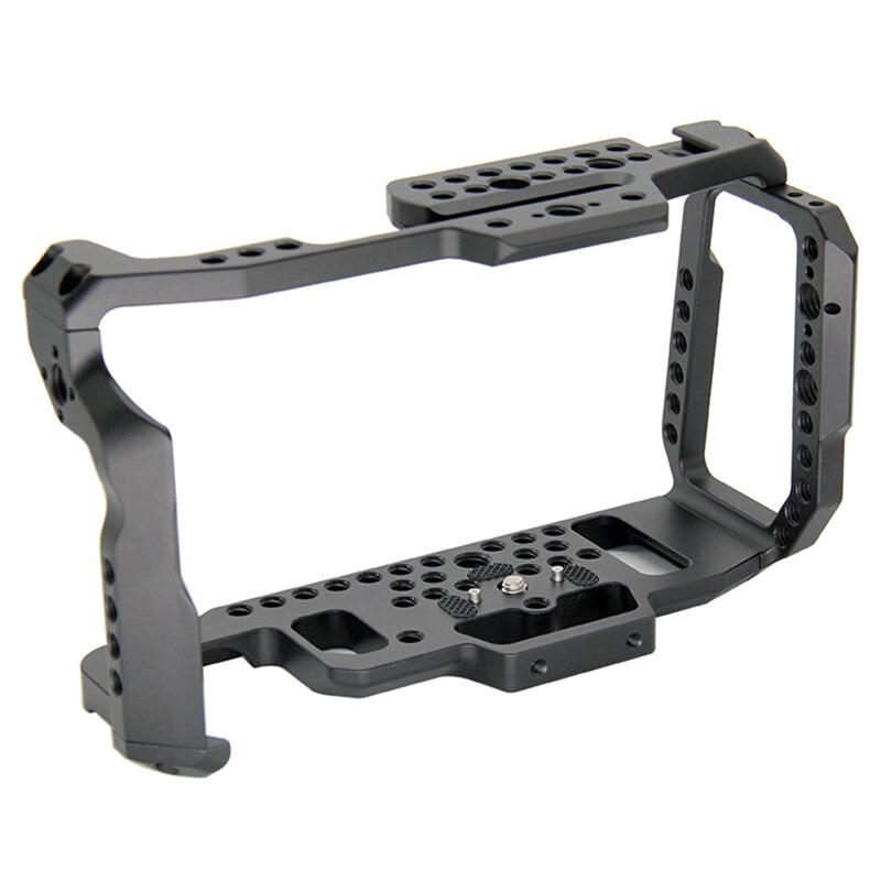 Macchina fotografica Gabbia per BMPCC4K 6K Pocket Cinema Camera Cage Accessori Piastra di Base Staffa Custodia di Protezione Borsette: Default Title