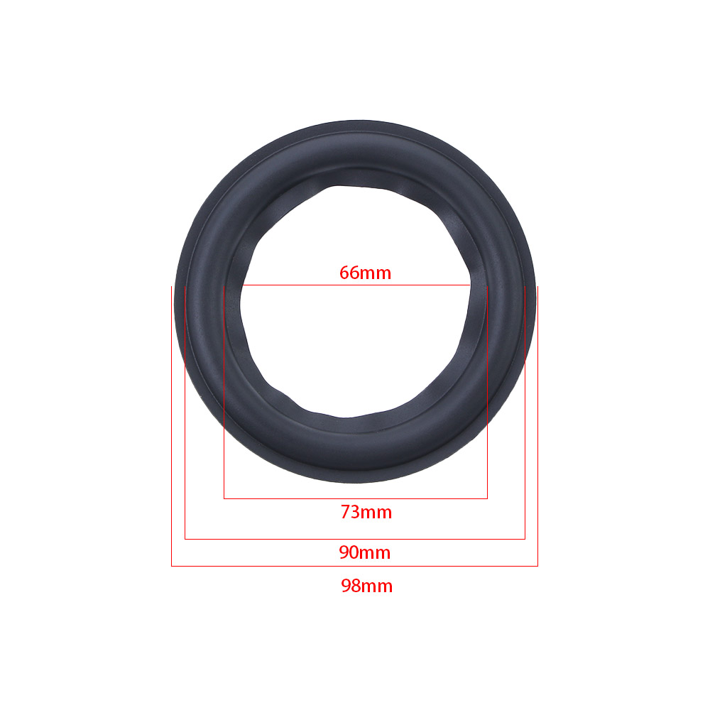 Speaker Reparatie Onderdelen - Subwoofer Rand Ring - DIY 5" 6.5" 8" 10" 12": Zilver