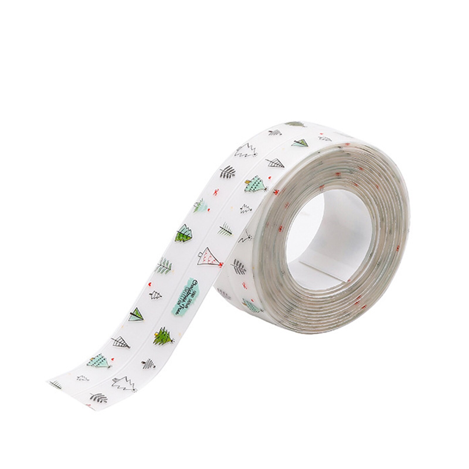 Durable 1 Roll Sealing Tape Waterproof Tape PVC Acrylic Material Kitchen Bathroom Wall Adhesive Crack Repair Tape 320cm In Stock: transparent pine