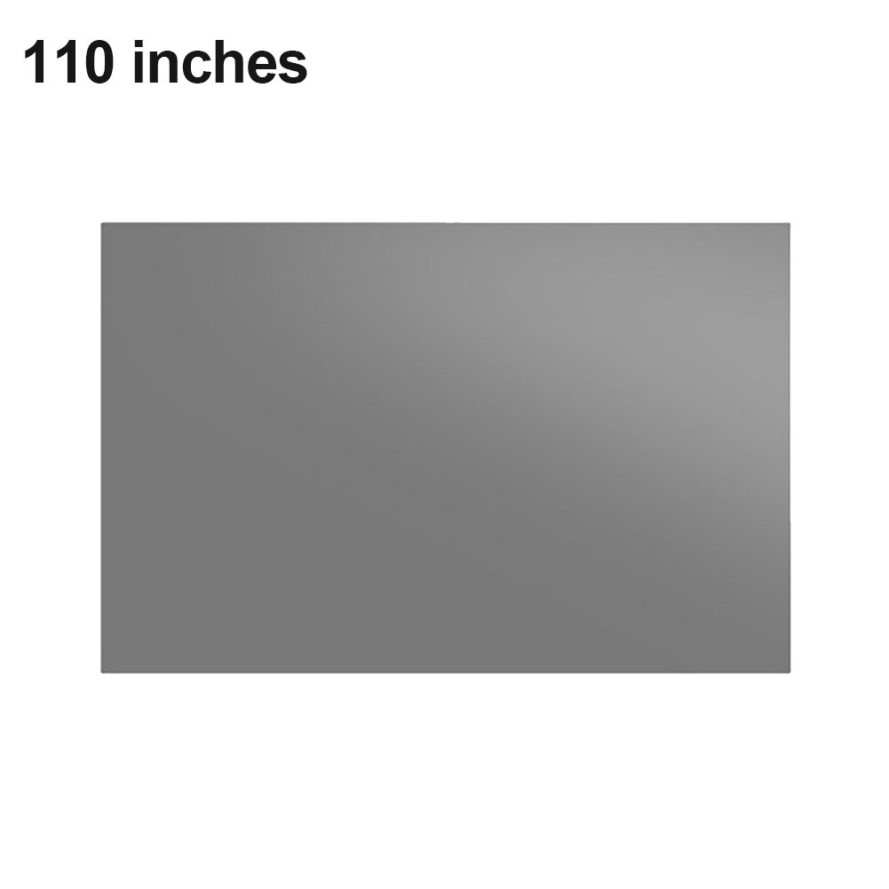 4K Hd Draagbare Opvouwbare Projector Doek 16/9 Home Theater Film Screen + Sticker Slaapkamer Anti-Licht Reflecterende Projectie gordijn