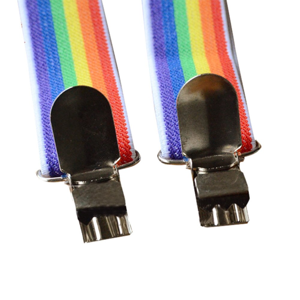 Baby Boy Girl Tie Pride Festival Kids Girls Boys Rainbow Multicolor Braces Suspenders and Rainbow Bow Tie Set Little