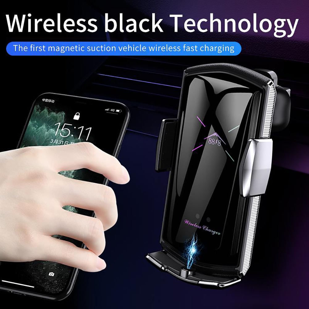 Wireless Charger Car Phone Holder For iPhone X 8 7 6 Samsung S9 Car Air Vent Phone Stand Holder Mount Smartphone Support Holder