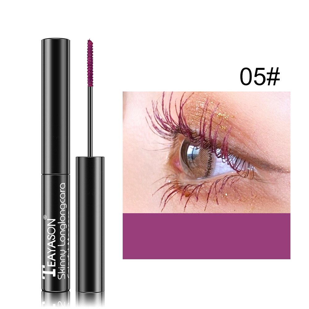 Kleur Mascara Waterproof Langdurige Blauw Groen Rood Zwart Wit Kleur Mascara Curling Verlenging Wimpers: 05