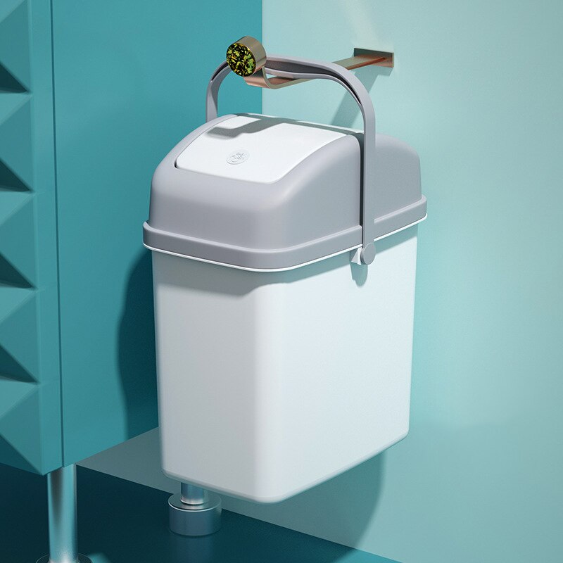 Fypo plast presning type skraldespand store størrelse firkantede affaldsspande fodpedal hjem skraldespand