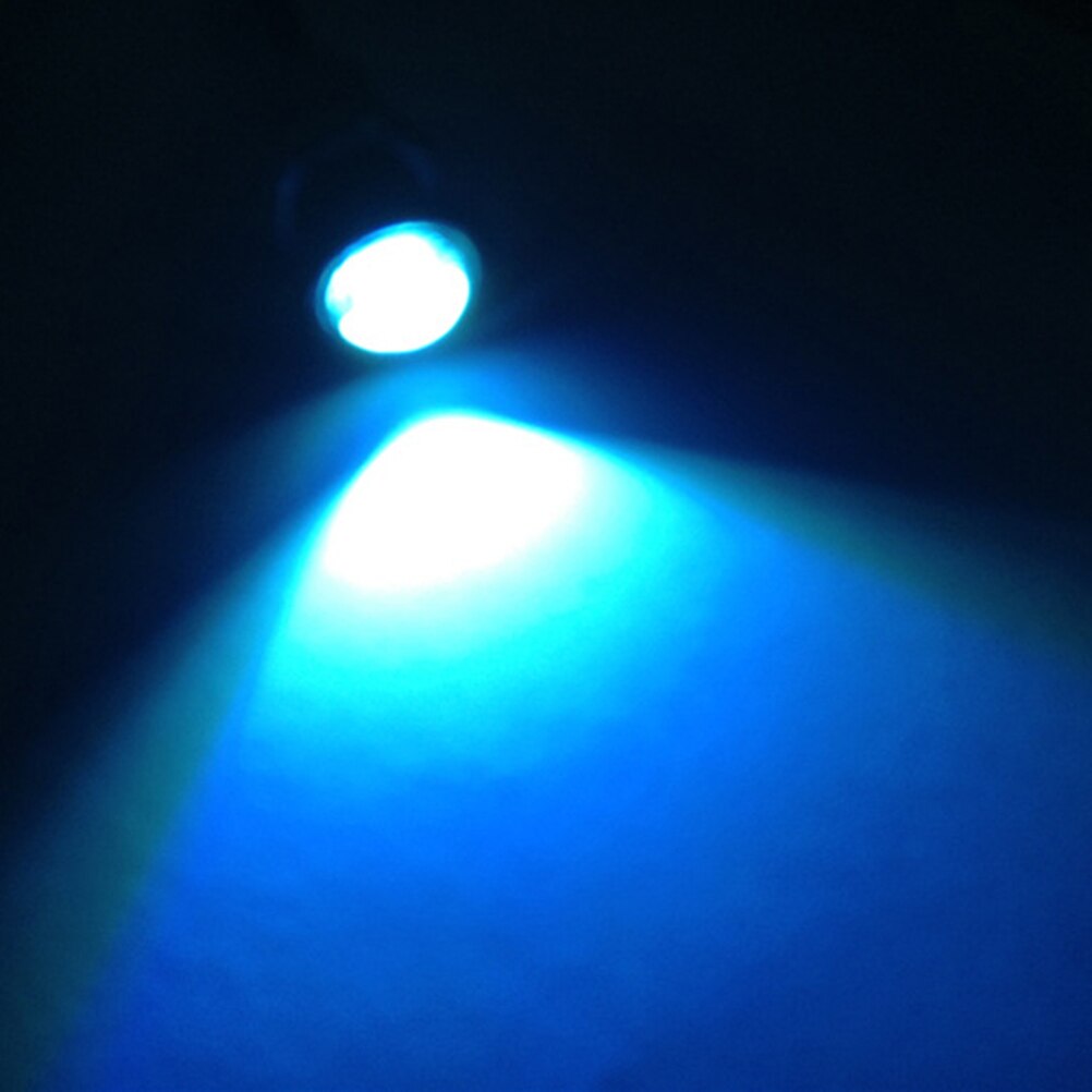 2pcs Universal Waterproof 18mm Eagle Eye LED Lights Car Motor Turn Signal Fog Light DRL Tail/Head Backup Lights Bulbs: ice blue light