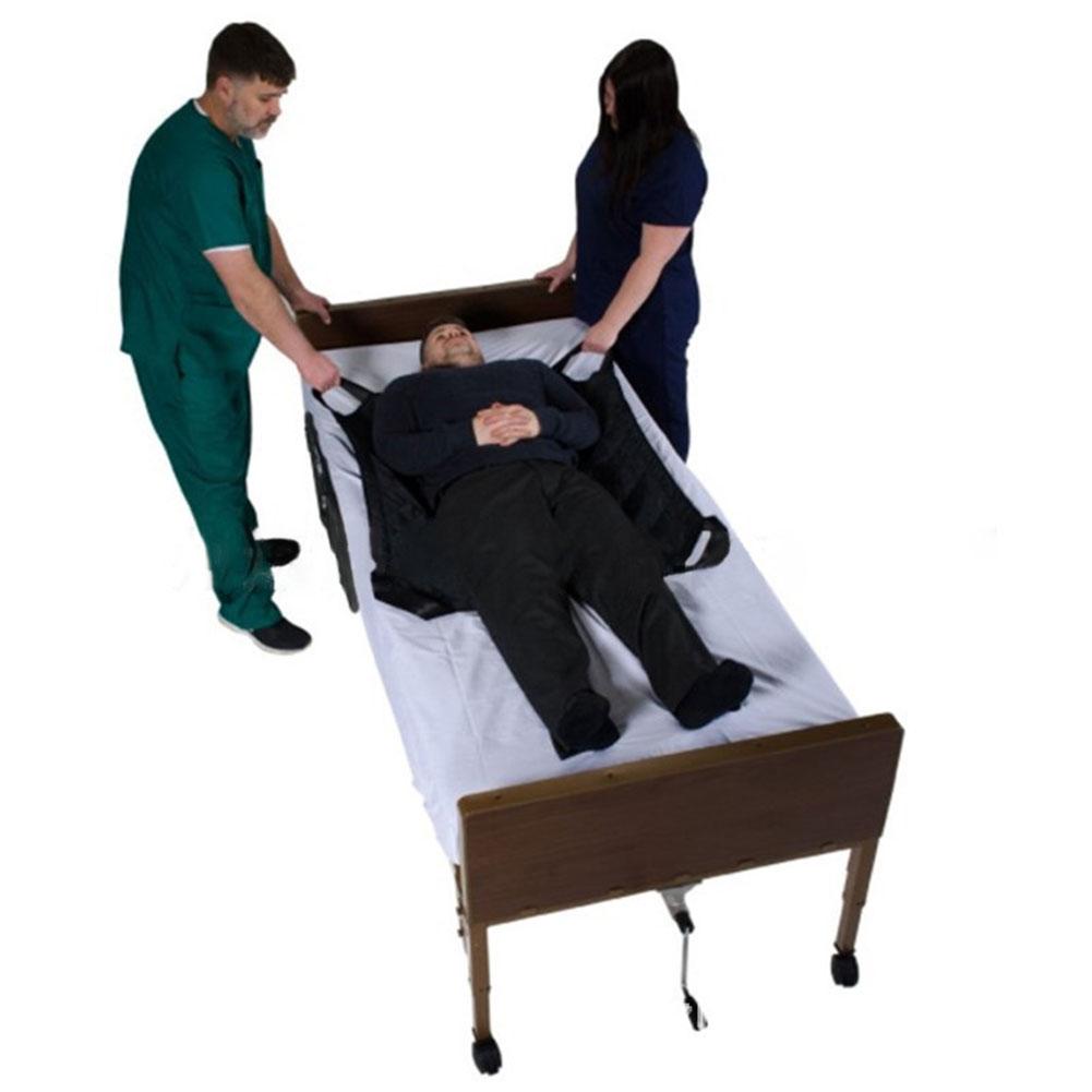 Couverture de transfert de coussin de lit de positionnement avec poignées, drap étanche réutilisable dispositif de levage du Patient
